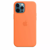 Original case silikon Apple iPhone 12 Pro Max Kumquat