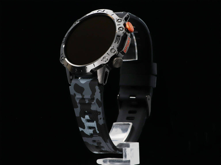 Nowy Smartwatch GlacierX Tactical Black Camo