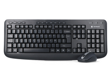 Nowy Zestaw Bezprzewodowy Dynabook Keyboard & Silent Mouse KL50M - FR PA5350E-1EFR Klawiatura + Mysz + Naklejki