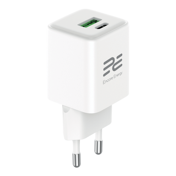 Nowa ładowarka sieciowa GaN 30W USB-A USB-C QC PD Encore Energy MD-3083Z