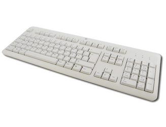 Nowa Klawiatura Biurowa HP KU-1156 USB QWERTY/QWERTZ Szara + naklejki