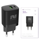 Neues Netzladegerät Encore Energy PD 3.0 Quick Charge 4.0 USB-A USB-C Schnellladegerät 30W