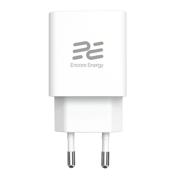 Nowa ładowarka sieciowa Encore Energy GaN QC PD USB-A 18W USB-C 25W MD-2583R