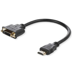 Adapter AV MicroConnect HDMI - DVI-D Czarny