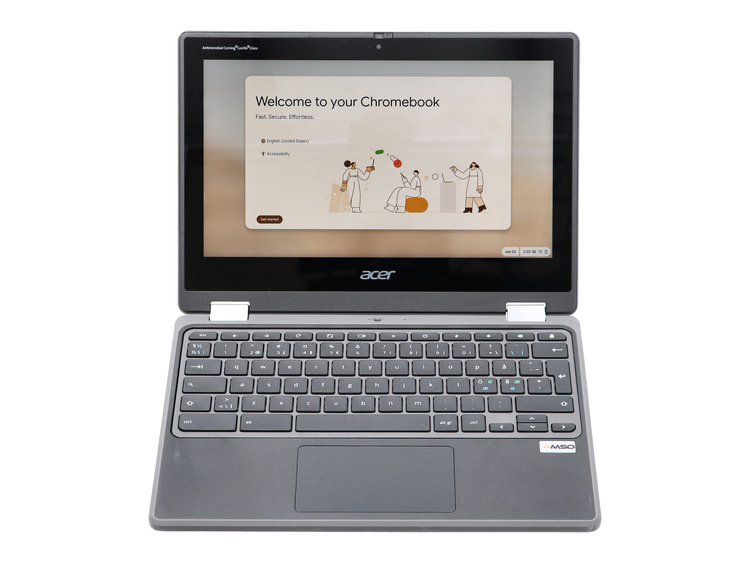 Dotykowy Acer Chromebook R753T C3BQ Spin 511 Celeron N4500 4GB 32GB MMC 1366x768 Chrome OS  Klasa A- S/N: NXA8ZED00116042C27600