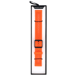 Nowy pasek do smartwatcha GlacierX Silicone Air Dot Vibrant Orange Pomarańczowy 22mm