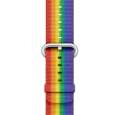 Oryginalny Pasek Apple Watch 42mm Pride Edition Woven Nylon w zaplombowanym opakowaniu