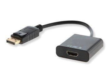 NOWY Adapter Lanberg DisplayPort (M) - HDMI (F) Czarny AD-0009-BK