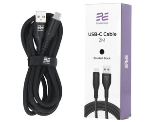 Neues Encore Energy USB-A USB-C Kabel zum Laden und Datenübertragen 200cm