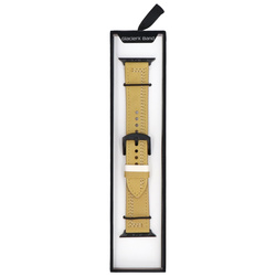 Nowy pasek do smartwatcha GlacierX Leather Seam Avocado Green dedykowany do Apple Watch 42/44/45/49mm
