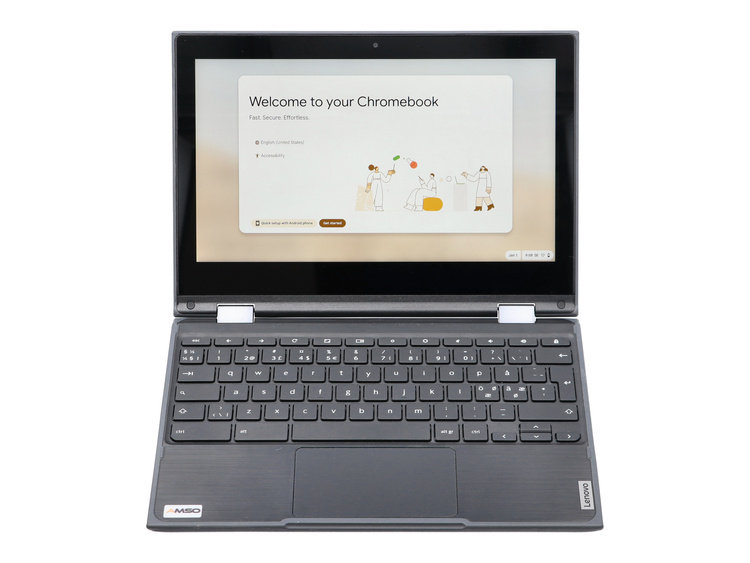 Dotykowy Lenovo Chromebook 300E 2nd Gen AST 2w1 AMD A4-9120C 4GB 32GB 1366x768 Chrome OS Klasa B S/N: PF1ABN05