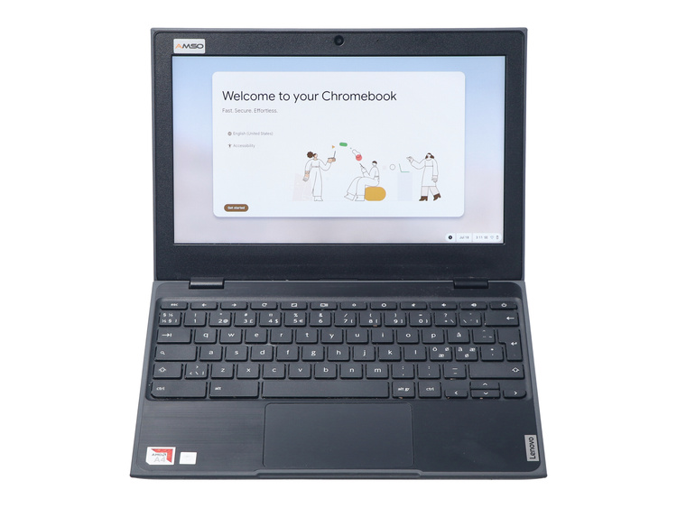 Lenovo Chromebook 100E 2ND AMD A4-9120C 4GB 32GB Flash 1366x768 Chrome OS Klasa A- S/N: MP1XS3LB