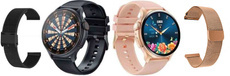 Nowe Smartwatche GlacierX Aura Black + GlacierX Polaris Rose Gold + Bransolety mesh