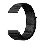 Neues Armband für Smartwatch GlacierX Grip Strap Nylon Schwarz 22mm
