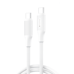 Neues Encore Energy 2x USB-C PD-Ladekabel für das Laden und den Datentransfer 50cm weiß 60W MD-60CC05W