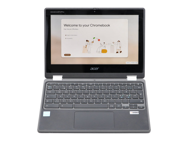Dotykowy Acer Chromebook R753T C3BQ Spin 511 Celeron N4500 4GB 32GB MMC 1366x768 Chrome OS  Klasa A S/N: NXA8ZED001116041587600