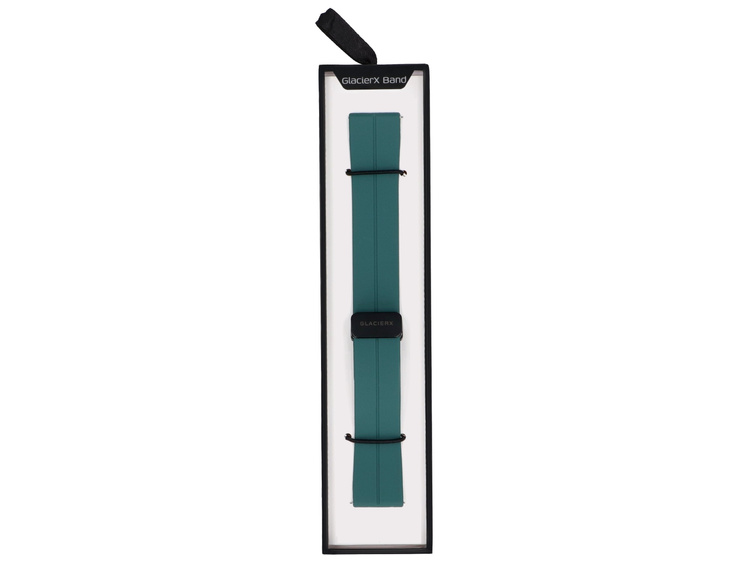 Nowy pasek do smartwatcha GlacierX Silicone Magnetic Buckle Forest Green Malachitowy 22mm