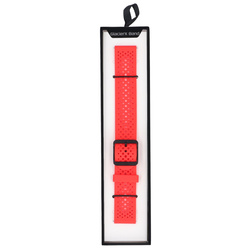 Nowy pasek do smartwatcha GlacierX Silicone Air Dot Ice Red Czerwony 22mm