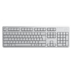 Neue Dell KB212 QuietKey USB Tastatur Grau QWERTY (+Aufkleber) BOX