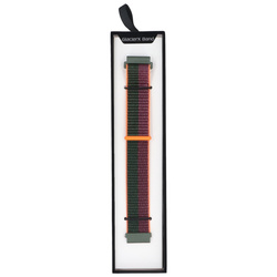 Nowy pasek do smartwatcha GlacierX Grip Strap Nylon Forest Plum Zielono-fioletowy 22mm