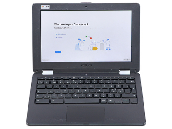 Dotykowy Asus Chromebook Flip C213N 2w1 Celeron N3350 4GB 32GB Flash 1366x768 Chrome OS Klasa A- S/N: J6NXCX01K36925G