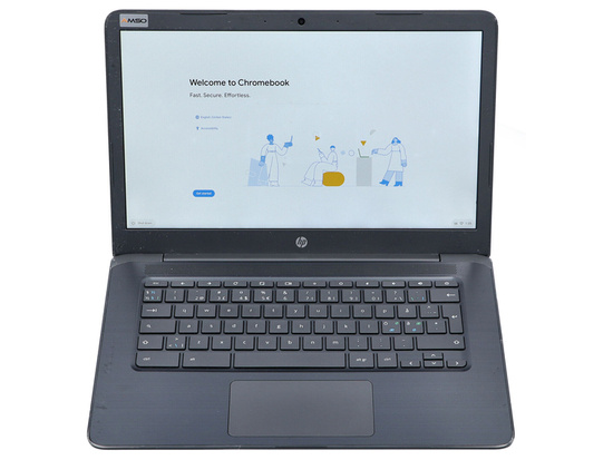 Dotykowy HP Chromebook 14 G5 Intel N3350 14" 4GB 32GB Flash 1920x1080 Chrome OS Klasa A-/B S/N: 5CD8125JC4