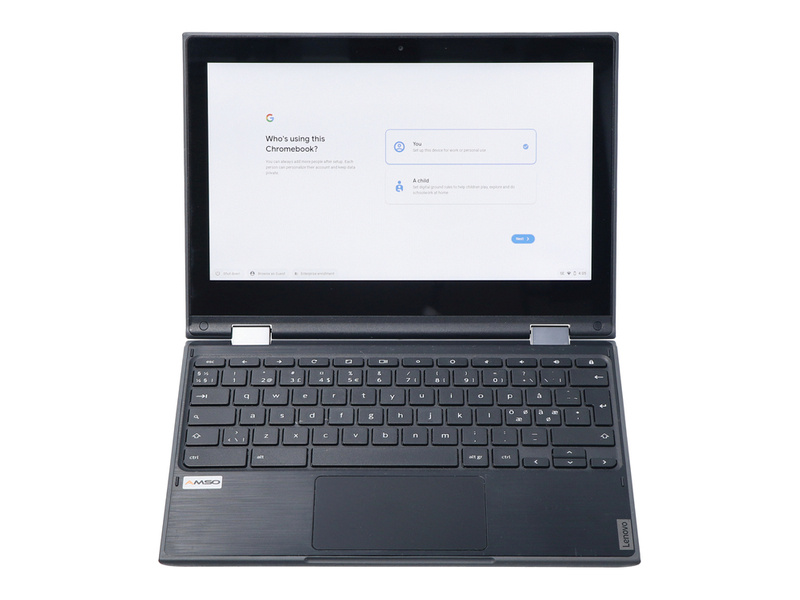 Dotykowy Lenovo Chromebook 300E 2nd 2w1 MediaTek MT8173 4GB 32GB Flash 1366x768 Chrome OS Klasa A- S/N: P205SJ4R