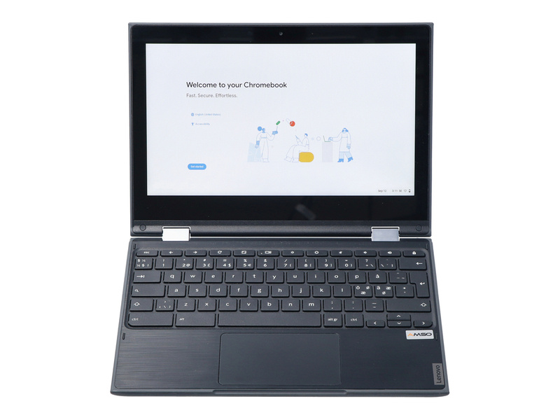 Dotykowy Lenovo Chromebook 300E 2nd 2w1 MediaTek MT8173 4GB 32GB Flash 1366x768 Chrome OS Klasa A S/N: P205W9HJ