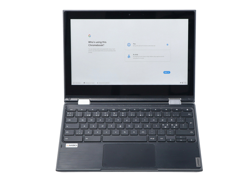 Dotykowy Lenovo Chromebook 300E 2nd 2w1 MediaTek MT8173 4GB 32GB Flash 1366x768 Chrome OS Klasa A S/N: P205WB84