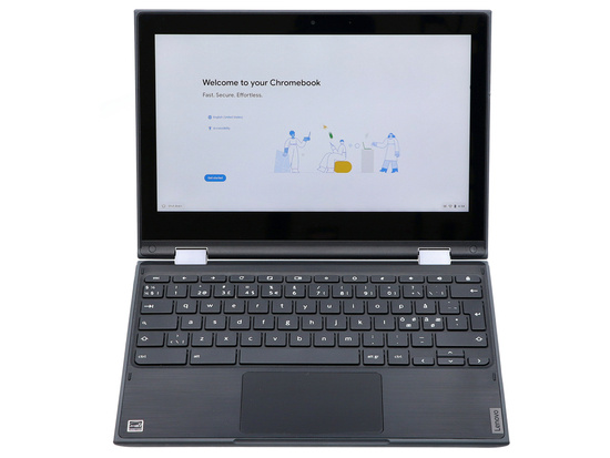 Dotykowy Lenovo Chromebook 300E 2nd Gen 2w1 MediaTek MT8173 4GB 32GB Flash 1366x768 Chrome OS Klasa A- S/N: P2043XZN