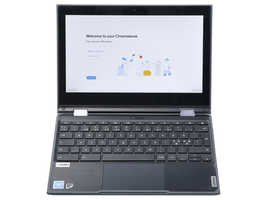 Dotykowy Lenovo Chromebook 500E 2nd Gen Celeron N4120 1366x768 Chrome OS Klasa A S/N: P208Q2TH