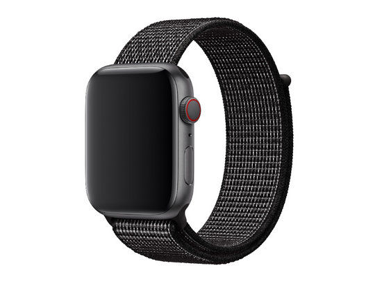 Nowy Oryginalny Pasek Apple Sport Loop Nike Black 44mm