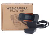 Kamera internetowa z mikrofonem Full HD 1080p USB E-learning Pomarańczowo-Czarna